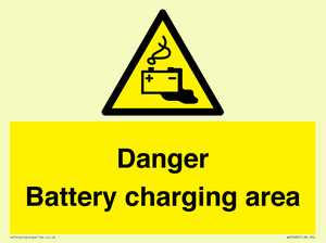WE3560: Danger Battery charging area
