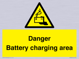 WE3560: Danger Battery charging area