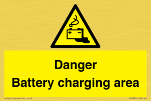 WE3560: Danger Battery charging area