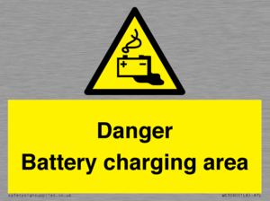 WE3560: Danger Battery charging area