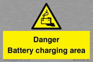 WE3560: Danger Battery charging area