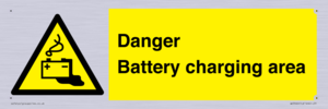 WE3560: Danger Battery charging area
