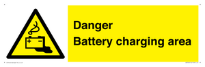 WE3560: Danger Battery charging area