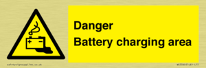 WE3560: Danger Battery charging area