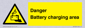 WE3560: Danger Battery charging area