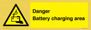 WE3560: Danger Battery charging area