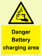 WE3560: Danger Battery charging area