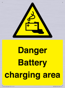 WE3560: Danger Battery charging area