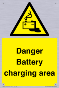 WE3560: Danger Battery charging area