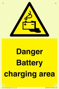 WE3560: Danger Battery charging area