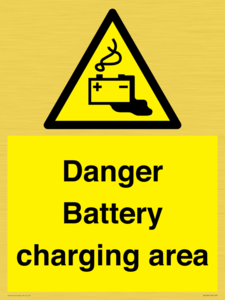 WE3560: Danger Battery charging area