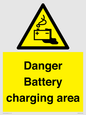 WE3560: Danger Battery charging area
