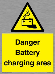 WE3560: Danger Battery charging area