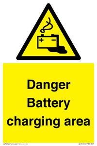 WE3560: Danger Battery charging area