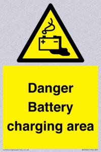 WE3560: Danger Battery charging area
