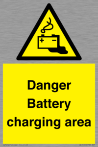 WE3560: Danger Battery charging area