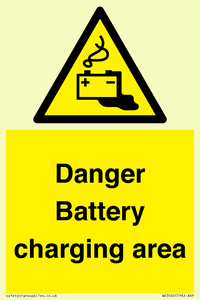 WE3560: Danger Battery charging area