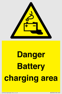 WE3560: Danger Battery charging area