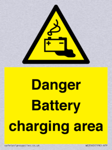 WE3560: Danger Battery charging area