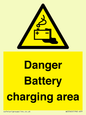 WE3560: Danger Battery charging area