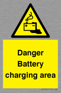 WE3560: Danger Battery charging area