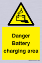 WE3560: Danger Battery charging area