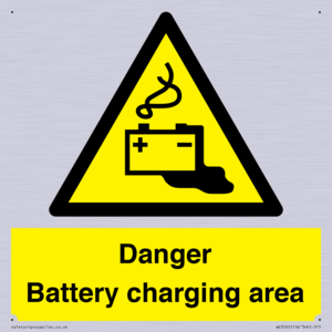 WE3560: Danger Battery charging area