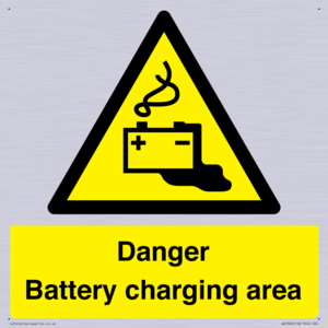 WE3560: Danger Battery charging area