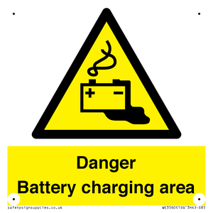 WE3560: Danger Battery charging area