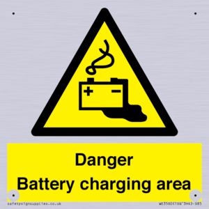 WE3560: Danger Battery charging area