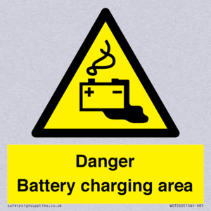 WE3560: Danger Battery charging area