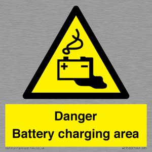 WE3560: Danger Battery charging area