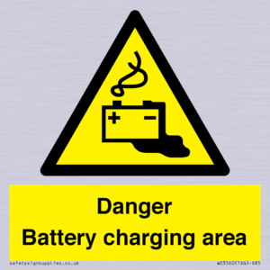 WE3560: Danger Battery charging area