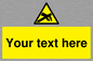 WE5181: Custom Anti-Static Warning Sign