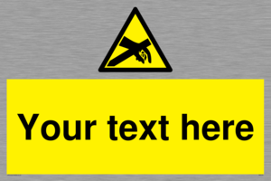 WE5181: Custom Anti-Static Warning Sign