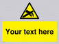 WE5181: Custom Anti-Static Warning Sign