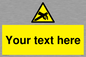 WE5181: Custom Anti-Static Warning Sign
