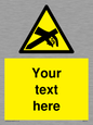 WE5181: Custom Anti-Static Warning Sign