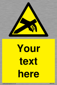 WE5181: Custom Anti-Static Warning Sign
