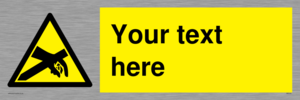 WE5181: Custom Anti-Static Warning Sign