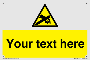 WE5181: Custom Anti-Static Warning Sign