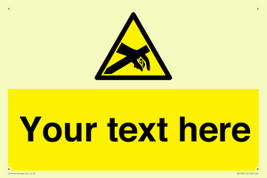 WE5181: Custom Anti-Static Warning Sign