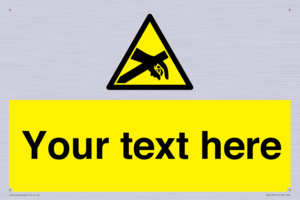 WE5181: Custom Anti-Static Warning Sign