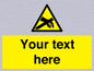 WE5181: Custom Anti-Static Warning Sign