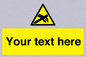 WE5181: Custom Anti-Static Warning Sign