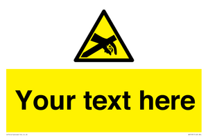 WE5181: Custom Anti-Static Warning Sign