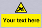 WE5181: Custom Anti-Static Warning Sign