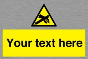WE5181: Custom Anti-Static Warning Sign