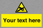 WE5181: Custom Anti-Static Warning Sign
