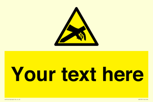 WE5181: Custom Anti-Static Warning Sign